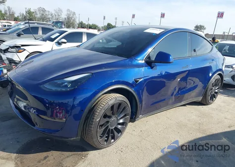 2022 Tesla Model Y Performance Dual Motor All-Wheel Drive from USA, damaged, VIN 7SAYGDEF2NF524037